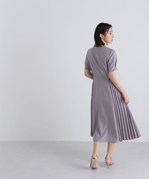 「NATURAL BEAUTY BASIC」 半袖ワンピース MEDIUM ピンク レディース_画像8