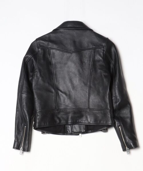 journalスタンダード レザーアウター 黒 JOURNAL STANDARD（ジャーナルスタンダード） レザーブルゾン SMALL