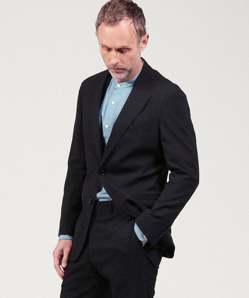 TOMORROWLAND（トゥモローランド） テーラードジャケット 52 ブルー系