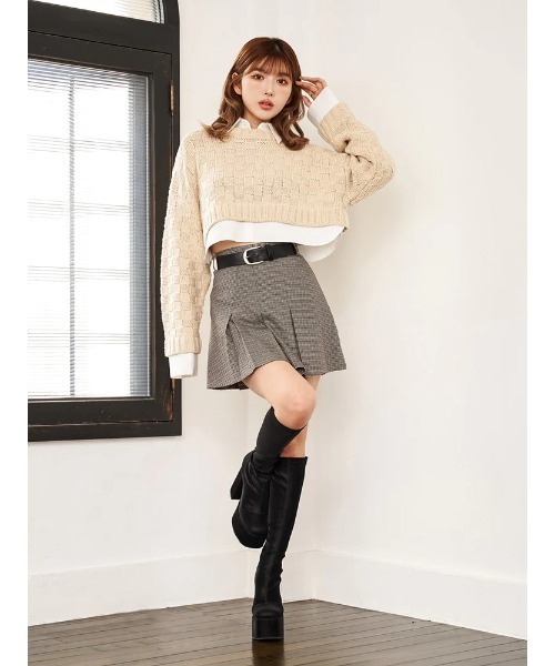 「Darich」 キュロット M ダークグリーン レディース_画像3