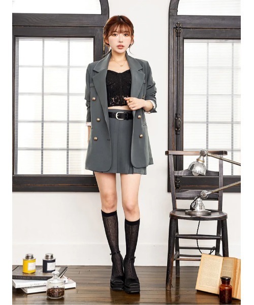 「Darich」 キュロット M ダークグリーン レディース_画像5