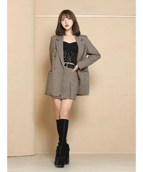 「Darich」 キュロット M ダークグリーン レディース_画像9