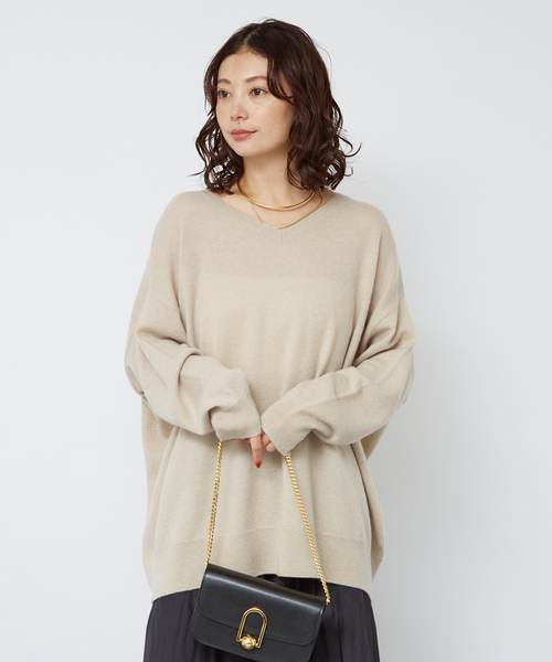 「Rouge vif」 長袖ニット フリー ピンク レディース_画像2