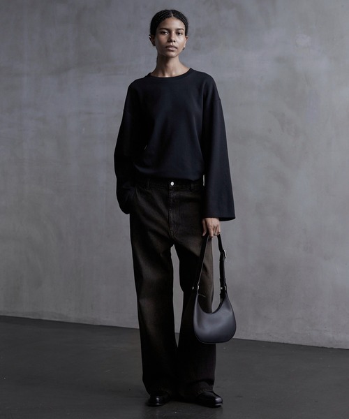 「CALLNE」 ブーツカットデニムパンツ L ブラック メンズ_画像6