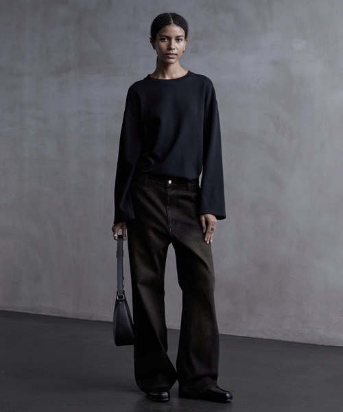 「CALLNE」 ブーツカットデニムパンツ L ブラック メンズ_画像8