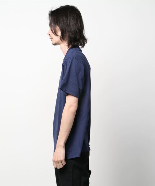 KAPTAN SUNSHINE ネイビー半袖T STEVEN ALAN（スティーブンアラン） 「Kaptain Sunshine」半袖Tシャツ