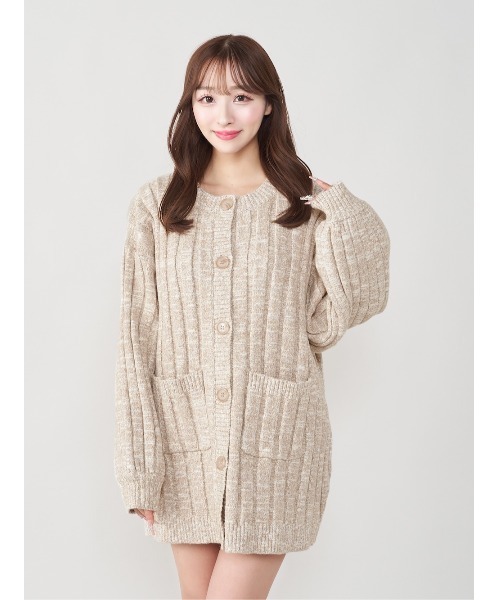 Darich（ダーリッチ） ニットアンサンブル FREE グレー レディース