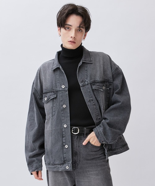Lui's（ルイス） デニムジャケット FREE ブラック メンズ : ZOZOTOWN