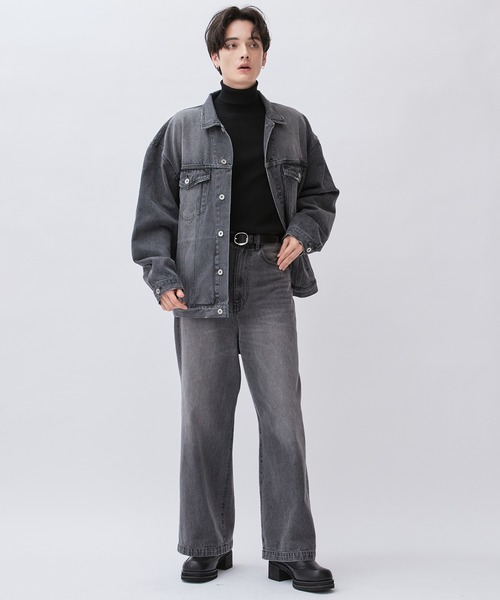 Lui's（ルイス） デニムジャケット FREE ブラック メンズ : ZOZOTOWN