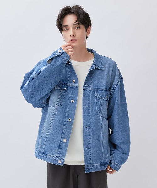 Lui's（ルイス） デニムジャケット FREE ブラック メンズ : ZOZOTOWN