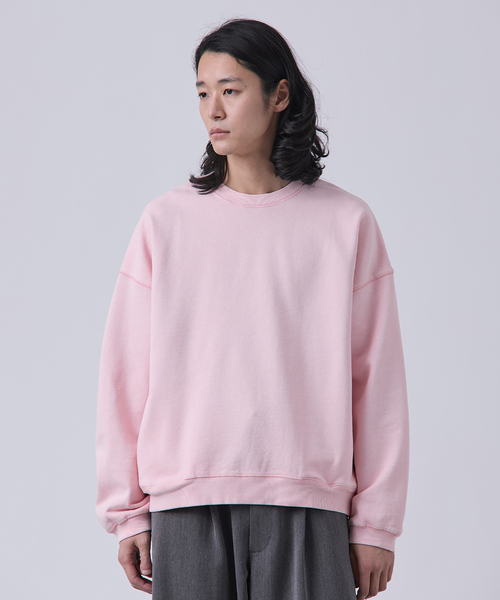 STONE  Lサイズ クルーネック スウェット ピンク STONE Lサイズ クルーネック スウェット ピンク STONE Lサイズ クルー