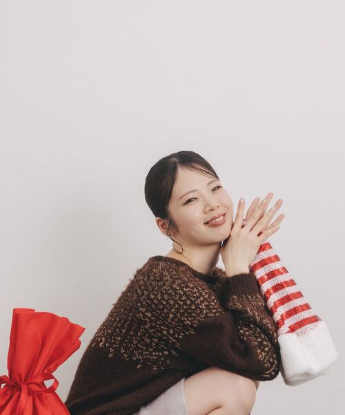 cohina コヒナ【YUNA SANTA】イルミネーションニット YUNA SANTA