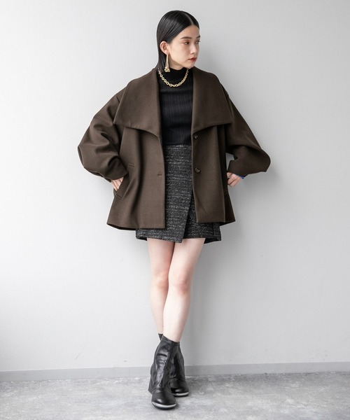 「HARE」 ピーコート FREE ブラック系その他 レディース_画像5