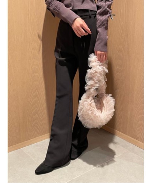 「SNIDEL」 ブーツカットパンツ 0 ブラック レディース_画像5