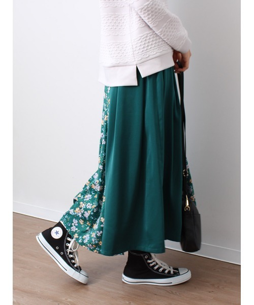 「MB mint breeze」 フレアスカート M ネイビー レディース_画像6