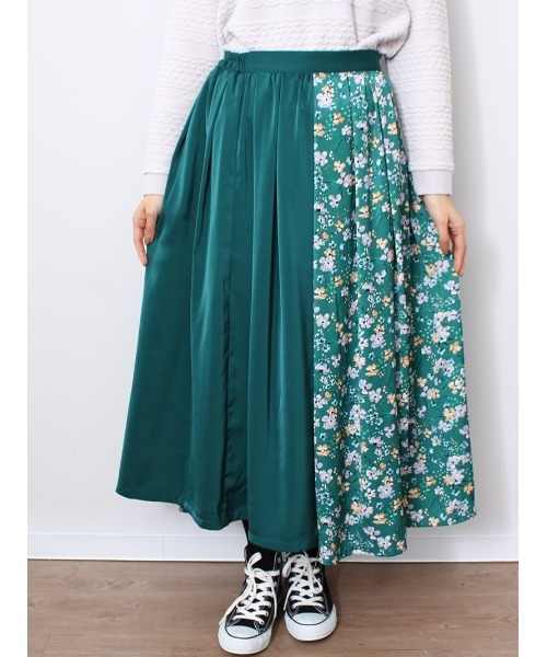 「MB mint breeze」 フレアスカート M ネイビー レディース_画像9
