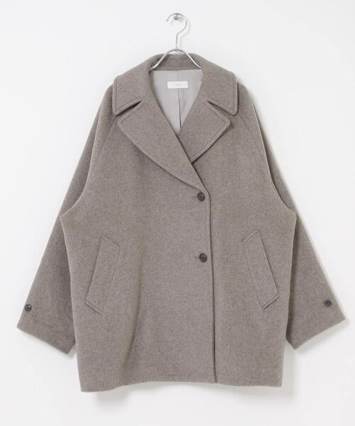 かぐれ ピーコート pコート ウールPコート レディース : ZOZOTOWN