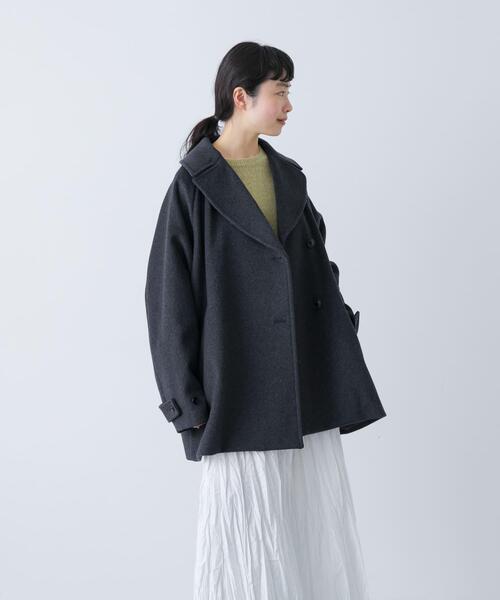 かぐれ ピーコート pコート ウールPコート レディース : ZOZOTOWN