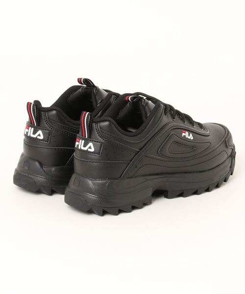 「FILA」 ローカットスニーカー 24.0cm ホワイト×ネイビー レディース_画像2