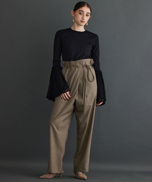 「THE PAUSE」 長袖カットソー FREE ブラック レディース_画像3