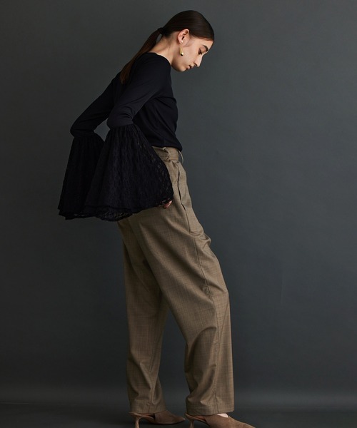 「THE PAUSE」 長袖カットソー FREE ブラック レディース_画像7