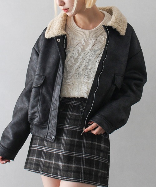 「SpRay」 ブルゾン FREE ブラック レディース_画像3