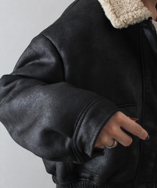 「SpRay」 ブルゾン FREE ブラック レディース_画像9