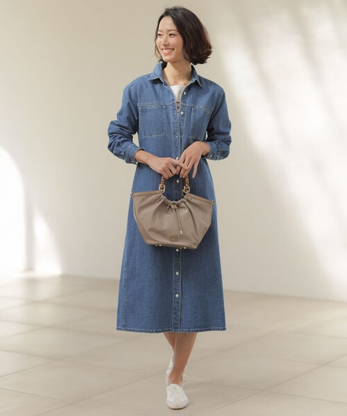 J.PRESS（J.プレス） ワンピース コットンリネン 7oz デニム シャツ