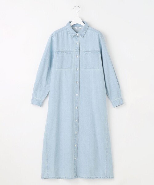 J.PRESS（J.プレス） ワンピース コットンリネン 7oz デニム シャツ