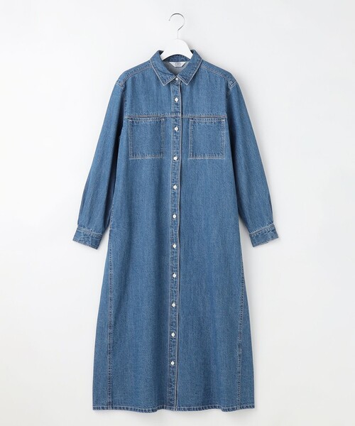 J.PRESS（J.プレス） ワンピース コットンリネン 7oz デニム シャツ