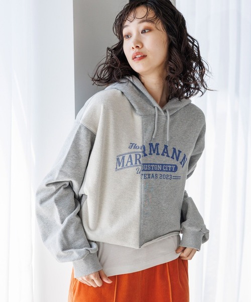 niko and…（ニコアンド） プルオーバーパーカー LARGE ネイビー