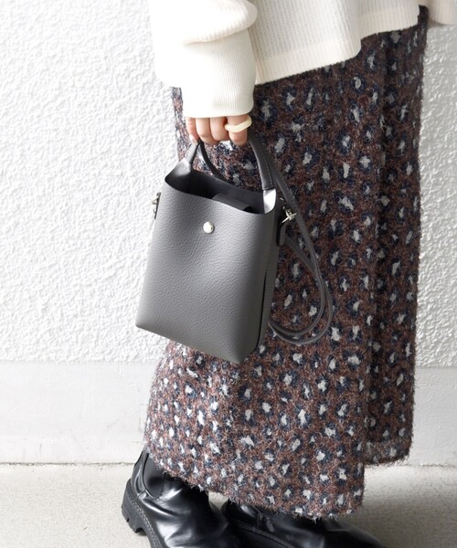 「SHIPS any」 2WAYバッグ ONE SIZE シルバー レディース_画像3