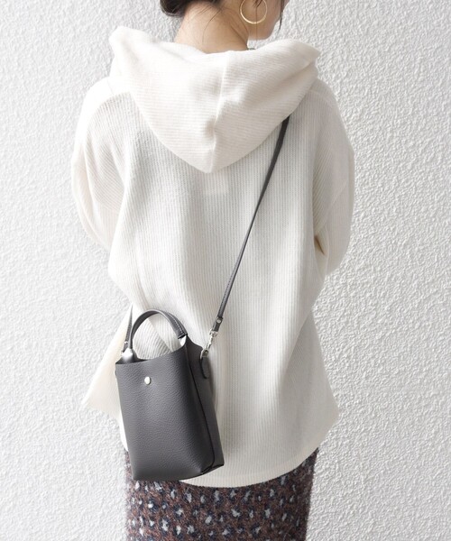 「SHIPS any」 2WAYバッグ ONE SIZE シルバー レディース_画像5