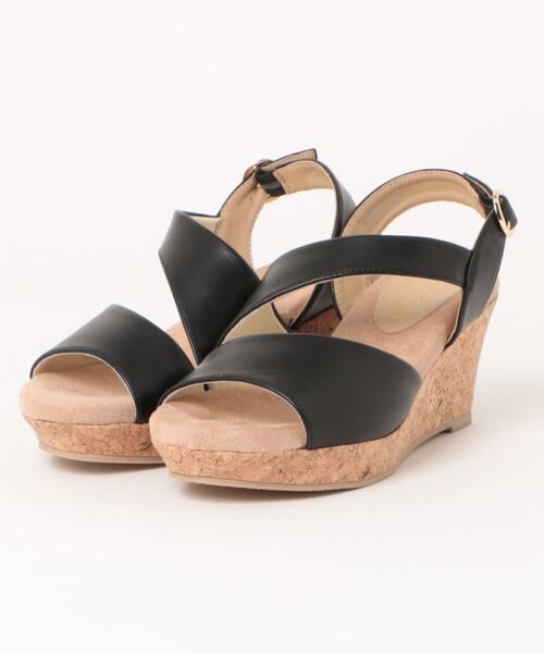 「Piedi Nudi」 フラットサンダル M ブラック レディース_画像4