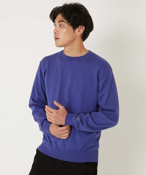 「HOLLYWOOD RANCH MARKET」 長袖ニット L ライトイエロー メンズ_3