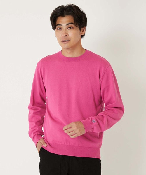 「HOLLYWOOD RANCH MARKET」 長袖ニット L ライトイエロー メンズ_5