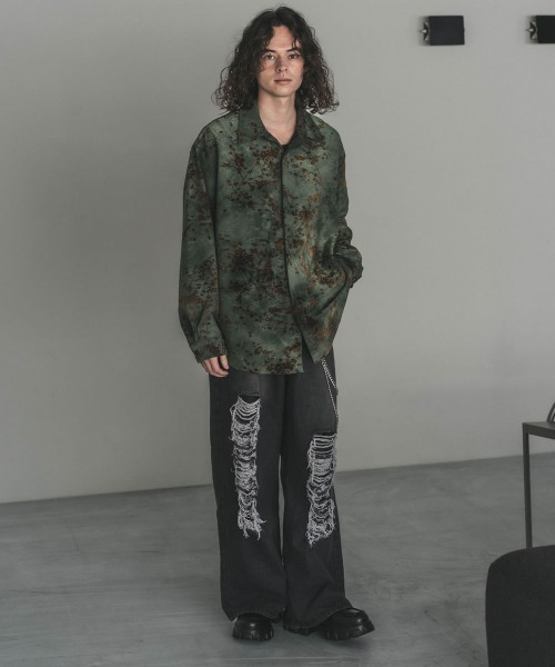 「Shoowtime」 デニムパンツ SMALL ブルー メンズ_画像6