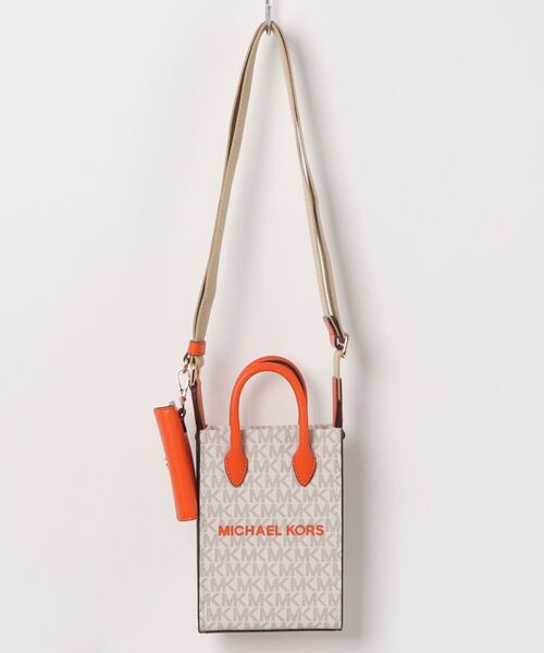 「MICHAEL KORS」 ハンドバッグ FREE オレンジ系その他 レディースの画像