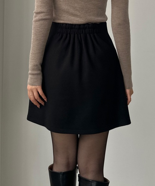 「Louere」 ミニスカート X-LARGE グレイッシュベージュ レディース_画像9