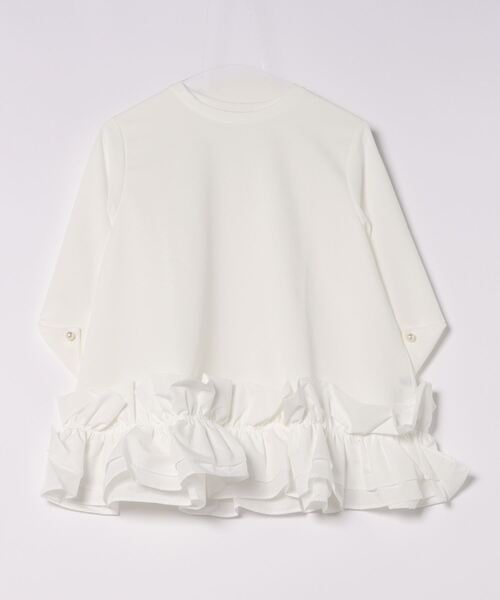 「each」 7分袖カットソー FREE ブラック レディース_画像2