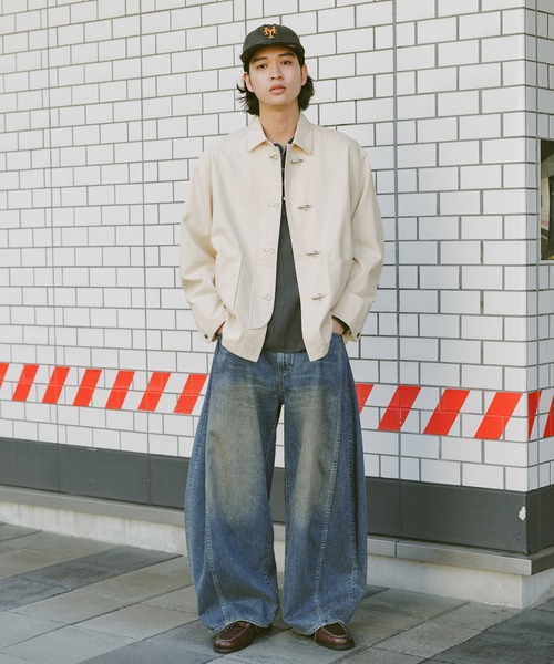 Rigid denim fireman セットアップ FIREMAN CLASP DENIM JACKET - Indigo | ZARA United States