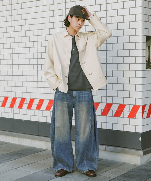 RAGEBLUE（レイジブルー） デニムジャケット gジャン Fireman Buckle