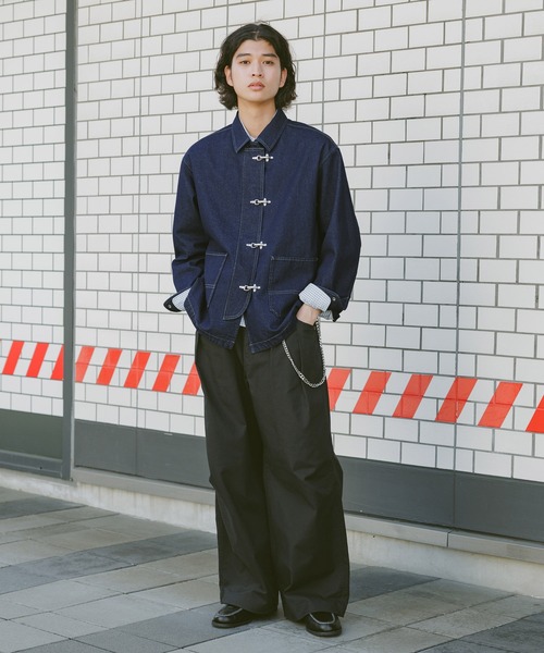 RAGEBLUE（レイジブルー） デニムジャケット gジャン Fireman Buckle