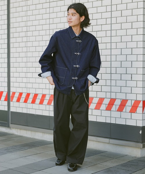 RAGEBLUE（レイジブルー） デニムジャケット gジャン Fireman Buckle