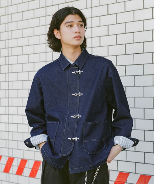 RAGEBLUE（レイジブルー） デニムジャケット gジャン Fireman Buckle