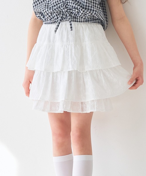 coca（コカ） スカート キッズ レースフリルスカート キッズ 子供服 