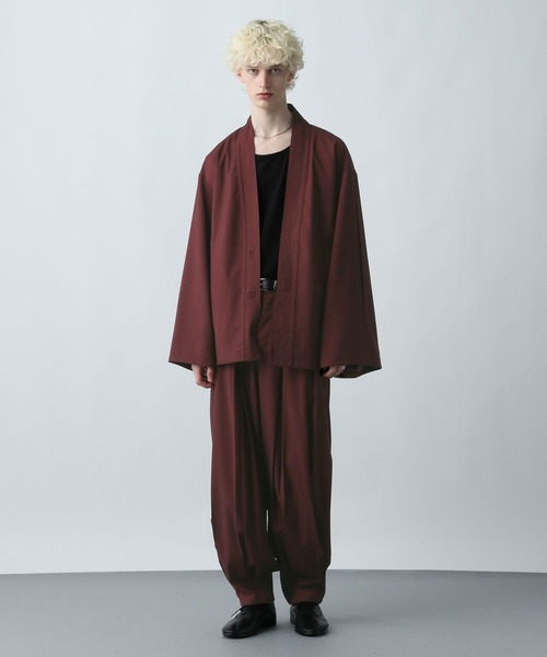 「HARE」 パンツ MEDIUM ブラック メンズの画像