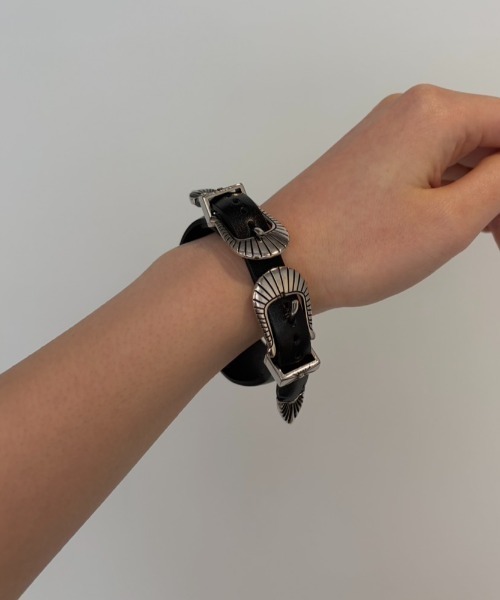 アクセサリー TOGA Double buckle bangle TOGA TOO ブレスレット TOGA TOO Narrow double buckle bangle