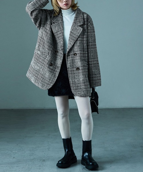 「Fashion Letter」 テーラードジャケット M ブラック レディース_画像4