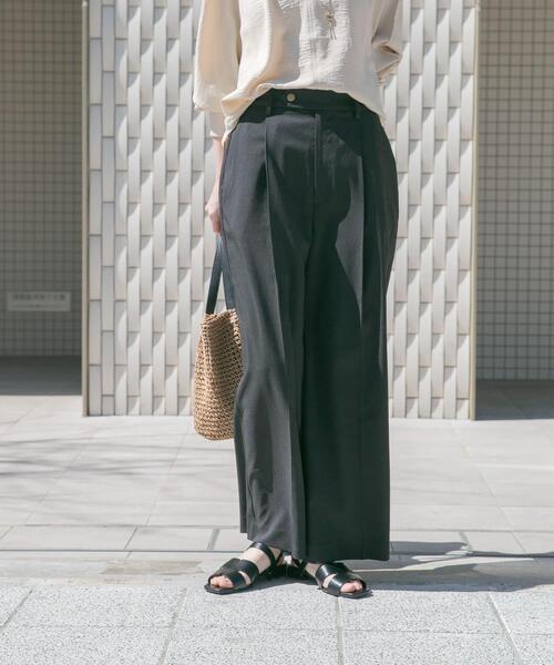 ITEMS URBANRESEARCH（アイテムズ アーバンリサーチ） ワイドパンツ